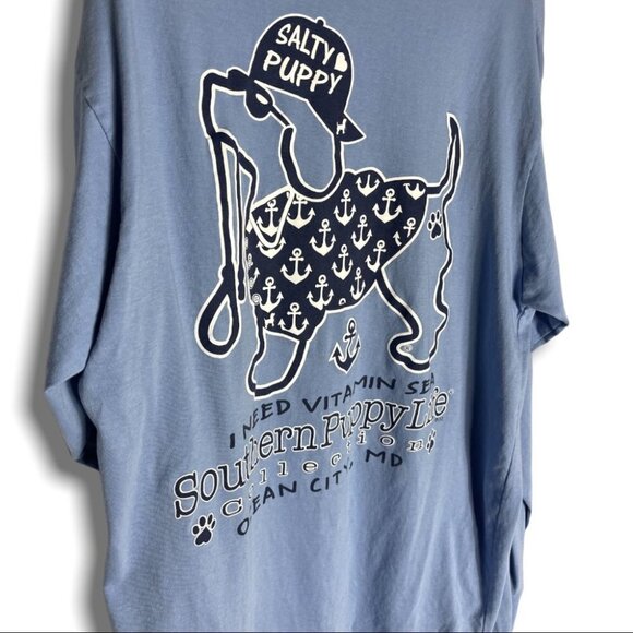 SOUTHERN Puppy Life Ocean City, MD Unisex Long Sleeve T-shirt Size Extra Large - Picture 7 of 13